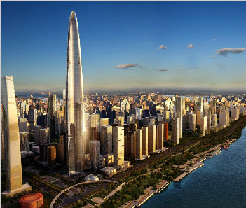 年终再添力作 江河幕墙中标"中国第一高楼"636米武汉绿地中心